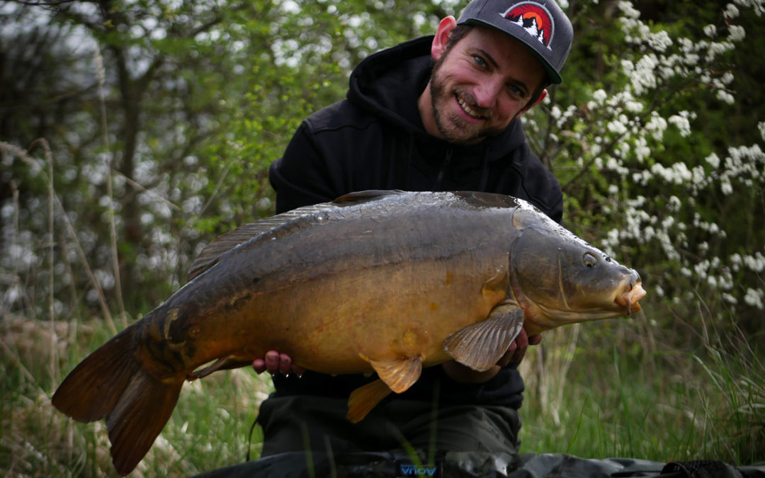 Carp fishing before spawning season