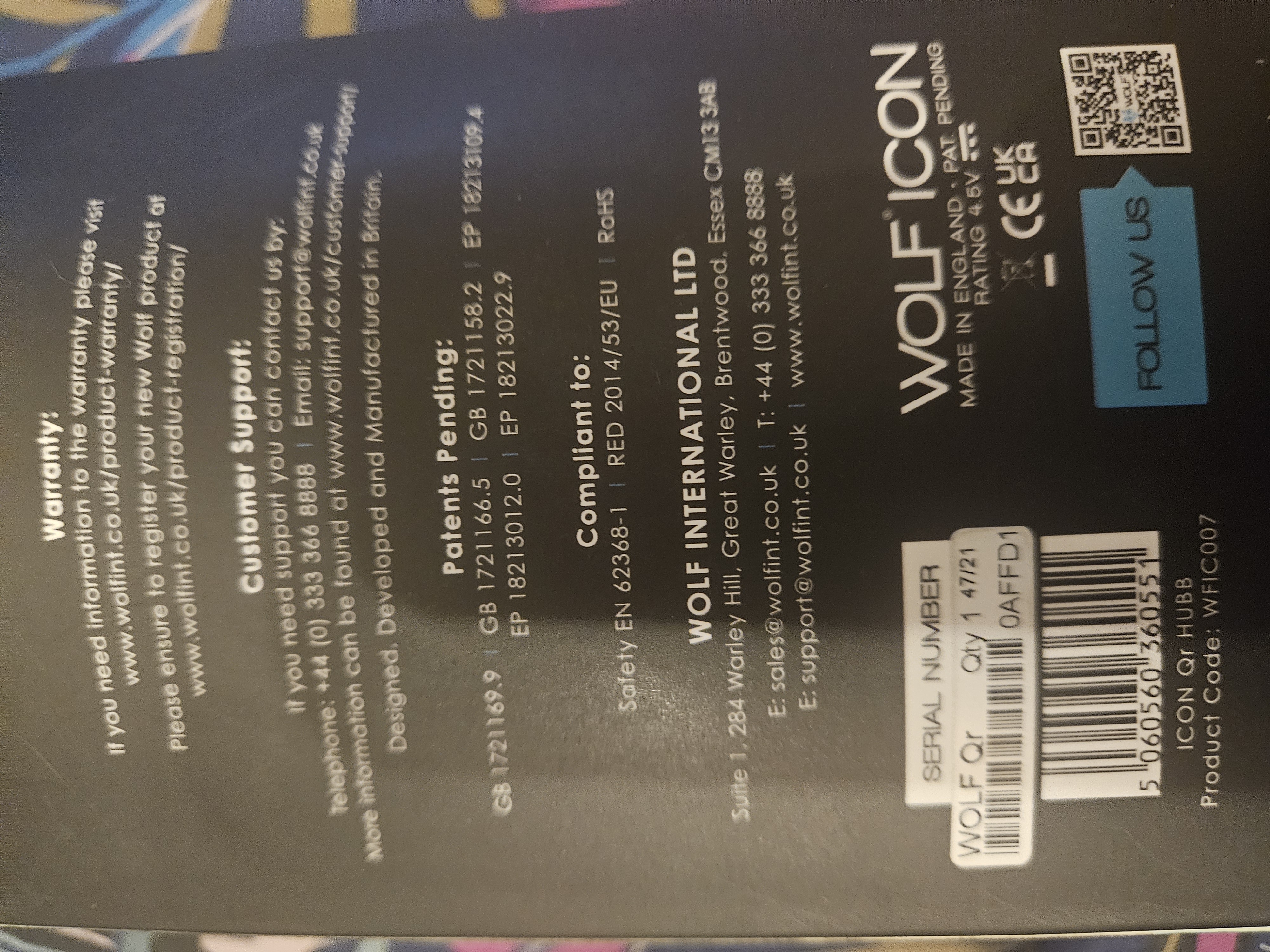 PROOF OF PURCHASE