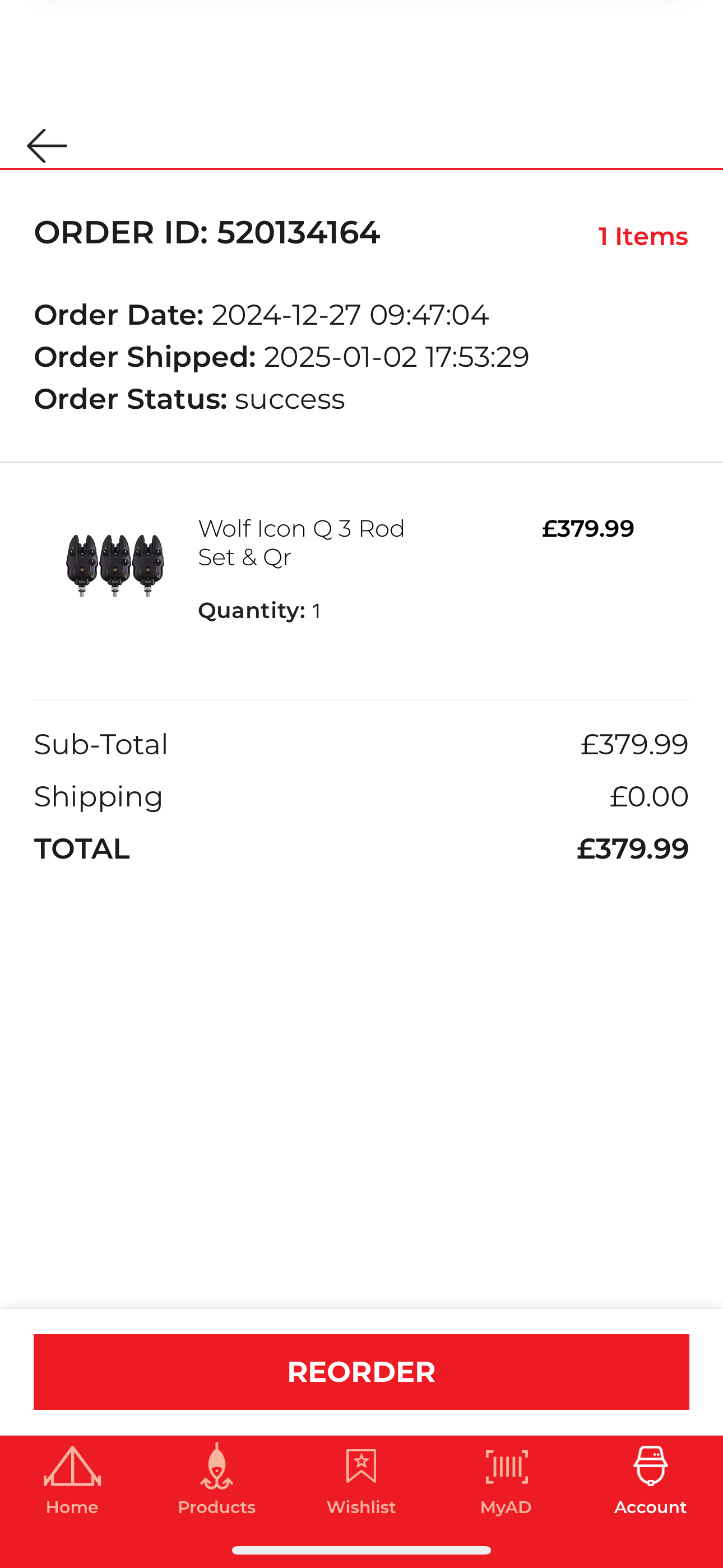 PROOF OF PURCHASE