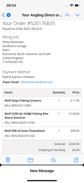 PROOF OF PURCHASE