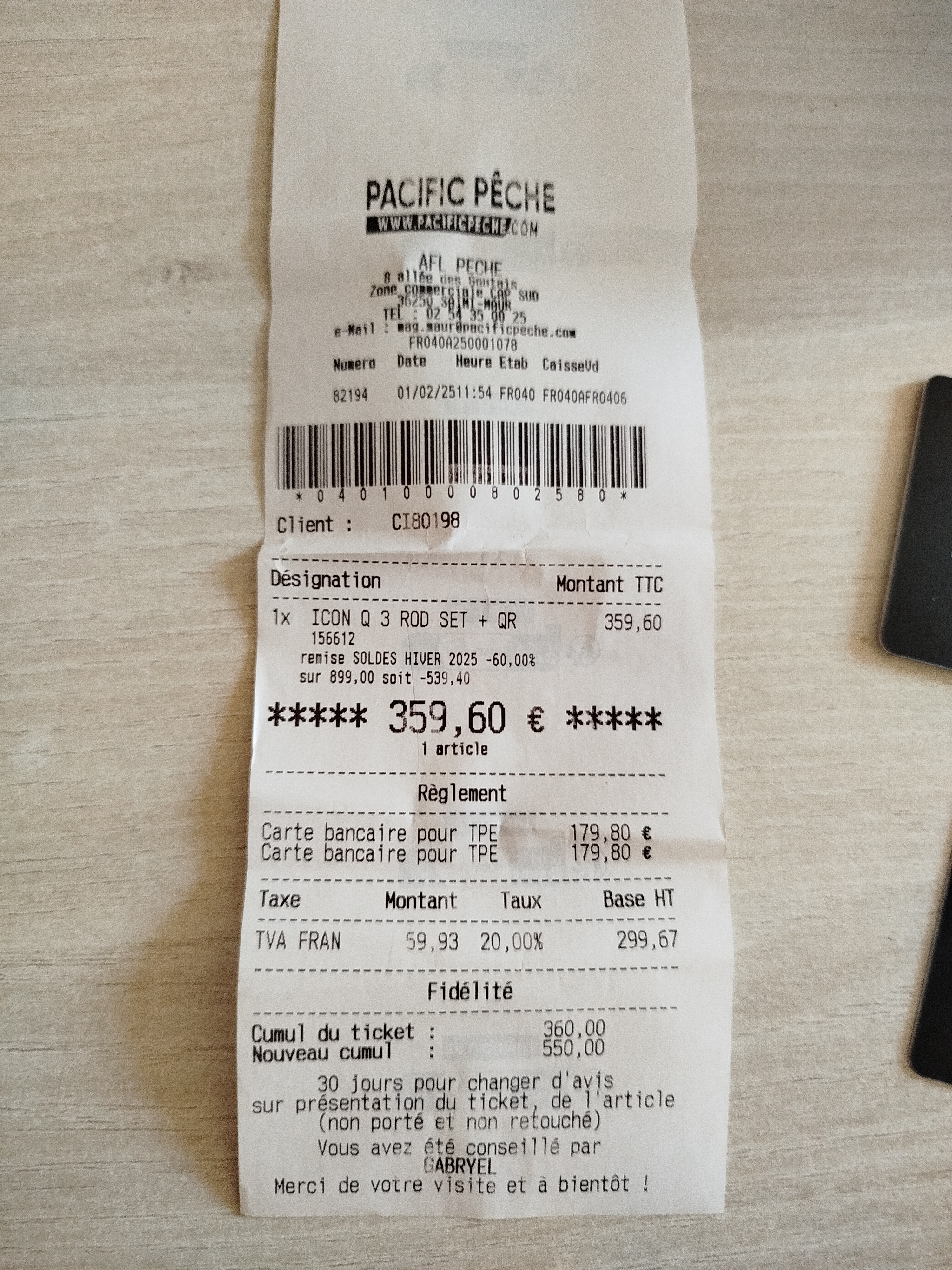 PROOF OF PURCHASE