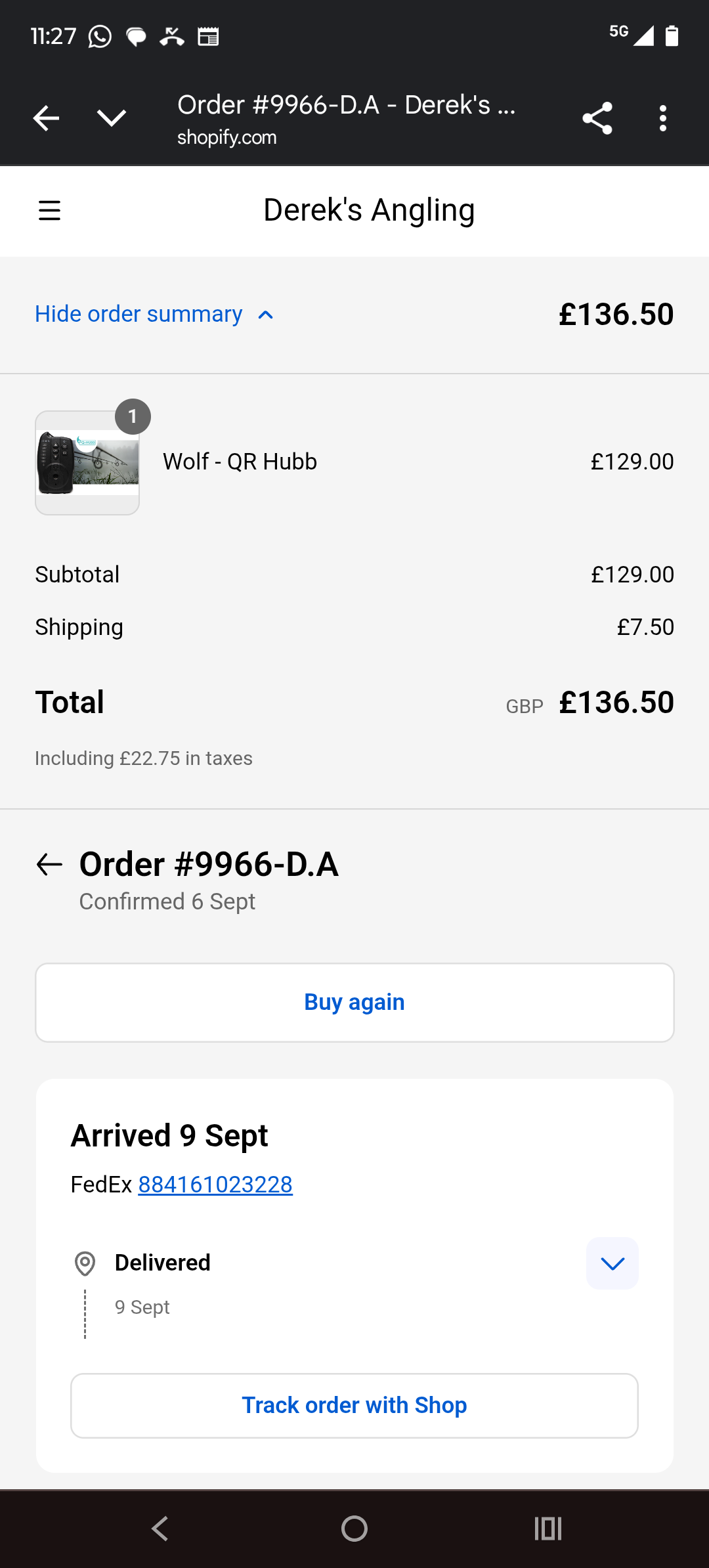 PROOF OF PURCHASE